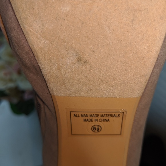 Lace Up Heel Booties Women's sz 5.5 - Picture 3 of 8